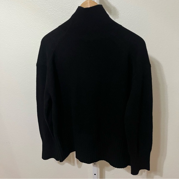 NWT Everlane The Cashmere Wool Turtleneck Sweater Small Black Quiet Luxury - Picture 11 of 12